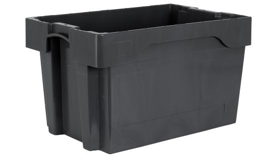 Stack & nest container Toc 350 1 grey 600 x 400 x 350 mm 