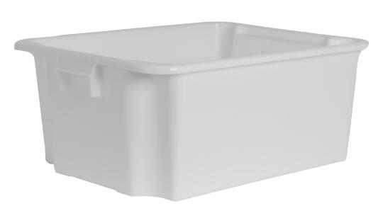 Stapelbehälter Det 8632 mattweiß 800 x 600 x 320 mm 