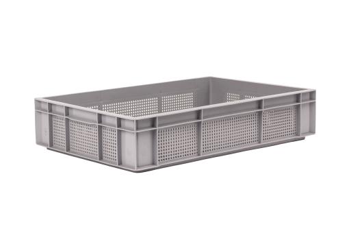 Stacking box Bess 6412 grey 600 x 400 x 125 mm 