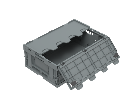 Folding box Folding 6422 NG DL dark grey 600 x 400 x 230 mm 