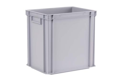 Stacking box Isy 400 OG light grey 400 x 300 x 400 mm 