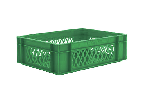 Stacking box Band 120 2 green 400 x 300 x 120 mm 