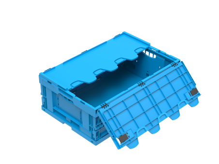 Vouwkrat Falter 6422 NG DL WALTHER-blauw 600 x 400 x 230 mm 