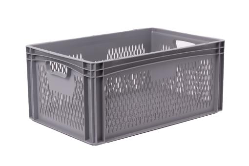 Stacking box Base 6427 2 DG grey 600 x 400 x 270 mm 
