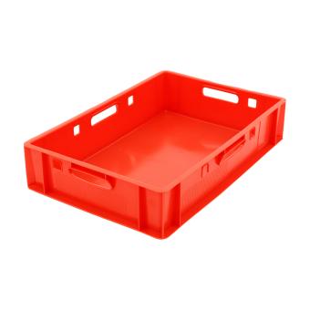Stacking box Flesh 6412 red 600 x 400 x 125 mm 