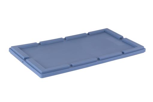 Couvercle coiffant 800 x 400 pour Nestro bleu pigeon 800 x 400 mm 