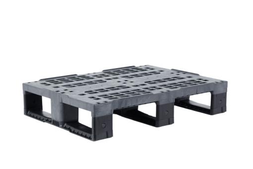 Halve pallet 8060 - 1 reg. antraciet 800 x 600 x 160 mm 