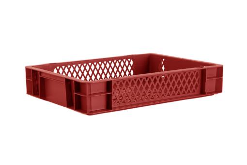 Stacking box Band 75 3 red 400 x 300 x 75 mm 