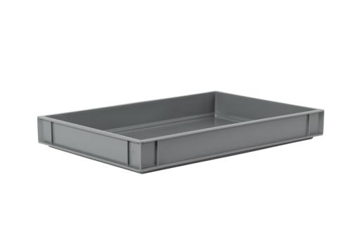 Stapelbak Richess 65 1 grijs 600 x 400 x 76 mm 