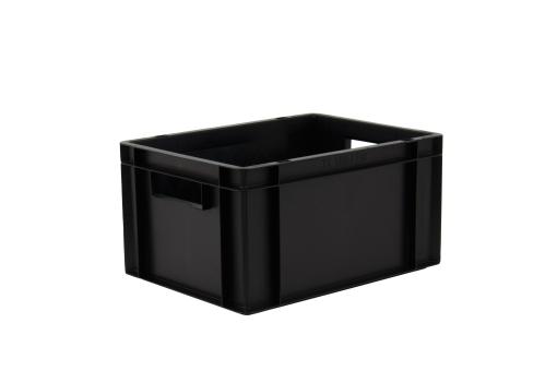 Conductive stacking box Band 210 1 cond black 400 x 300 x 210 mm 