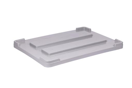 Couvercle amovible 1200 x 800 pour Noco 2886 gris clair 1215 x 815 x 30/65 mm 