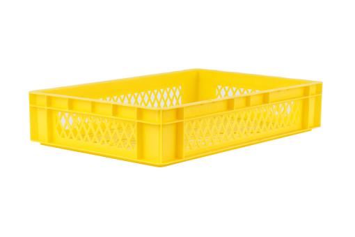 Stacking box Dina 120 3 yellow 600 x 400 x 120 mm 