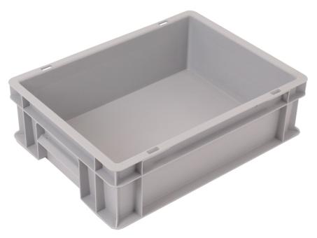 Stacking box Isy 120 OG light grey 400 x 300 x 120 mm 