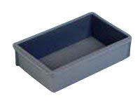 Stacking box Break 125 grey 450 x 295 x 125 mm 