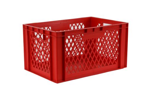 Bac Gerbable Dina 320 2 rouge 600 x 400 x 320 mm 