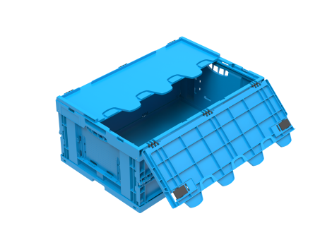 Vouwkrat Falter 6426 DL WALTHER-blauw 600 x 400 x 270 mm 