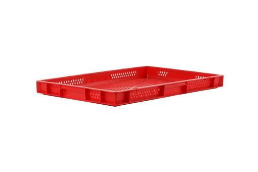 Stapelbehälter Dina 50 3 rot 600 x 400 x 50 mm 