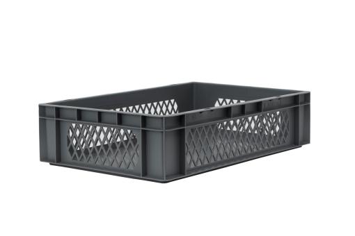 Stacking box Dina 145 2 grey 600 x 400 x 145 mm 