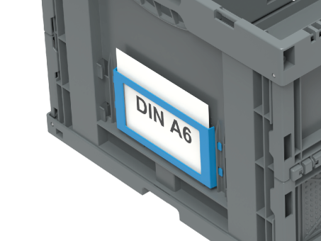 Accessories Label holder suitable for Folding WALTHER-blue 160 x 80 mm 