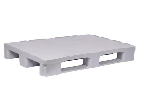 Hygienepalette 1280 - 2 grau 1200 x 800 x 155 mm 