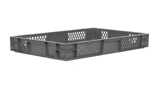 Stacking box Dina 75 3 grey 600 x 400 x 75 mm 