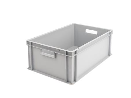 Stacking box Ronny 220 DG light grey 600 x 400 x 220 mm 