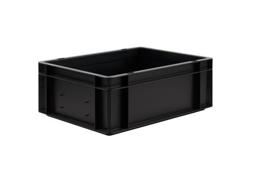 Conductive stacking box Band 145 1 cond black 400 x 300 x 145 mm 