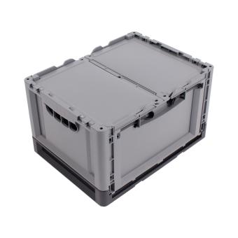 Bac Rabattable Vaun 4324 gris-noir 400 x 300 x 240 mm 