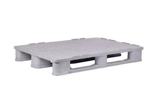 Heavy duty pallet 1280 - 2 grey 1200 x 800 x 157 mm 