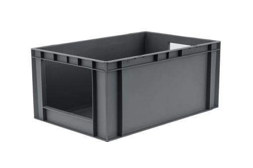 Stacking box Dina 270 4 grey 600 x 400 x 270 mm 