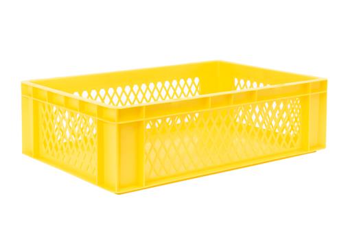 Stacking box Dina 175 2 yellow 600 x 400 x 175 mm 