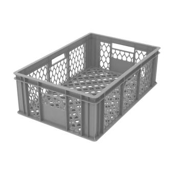 Stacking box Robo 198 grey 600 x 400 x 198 mm 