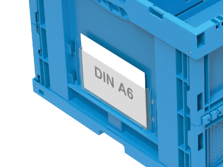 Accessories Label holder suitable for Folding translucent 160 x 80 mm 