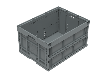 Folding box Folding 8645 V1 dark grey 800 x 600 x 445 mm 