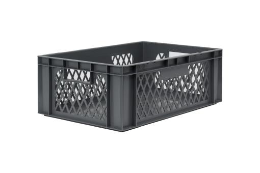 Stacking box Dina 210 2 grey 600 x 400 x 210 mm 