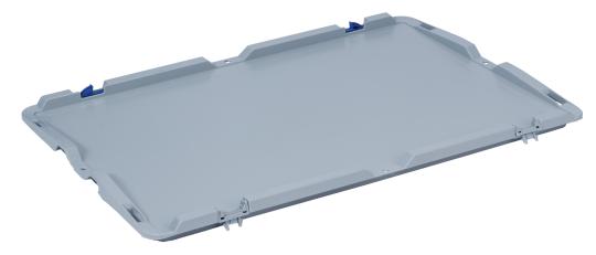 Couvercle à charnières 600 x 400 pour Sil gris 600 x 400 mm 