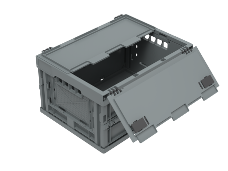 Bac Pliable Falter 4322 V1 DL gris foncé 400 x 300 x 230 mm 