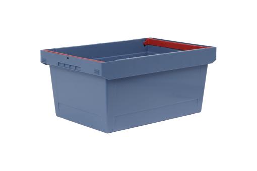 Nestable box Nestro 6427 SB dove blue 600 x 400 x 273 mm 
