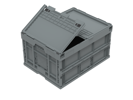 Bac Pliable Falter 8645 V1 DS gris foncé 800 x 600 x 455 mm 