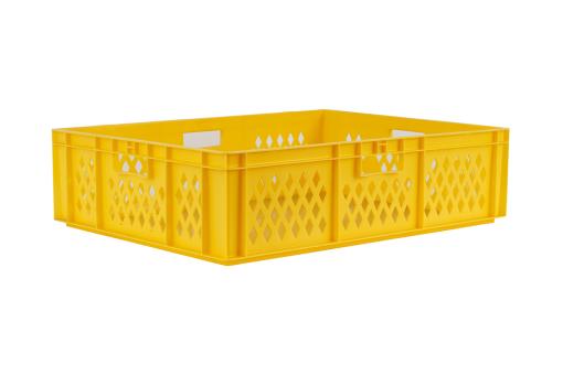 Stacking box Juist 210 2 yellow 800 x 600 x 210 mm 