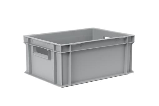 Stacking box Isy 175 DG light grey 400 x 300 x 175 mm 