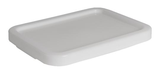 Couvercle coiffant pour Hoss blanc mat 800 x 600 mm 