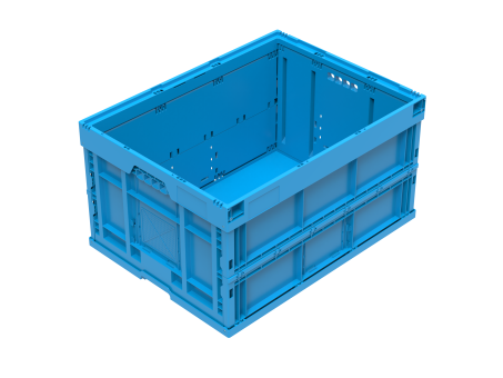 Folding box Folding 8645 V1 WALTHER-blue 800 x 600 x 445 mm 
