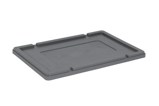 Couvercle coiffant 600 x 400 pour Tepper gris 600 x 400 mm 