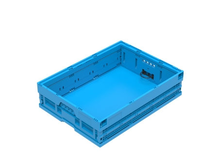 Vouwkrat Falter 8622 V1 WALTHER-blauw 800 x 600 x 220 mm 
