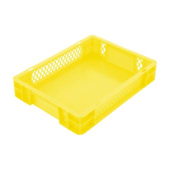 Bac Gerbable Band 75 2 jaune 400 x 300 x 75 mm 