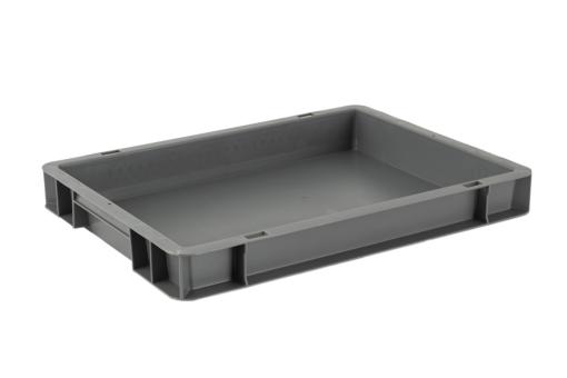 Stacking box Band 50 1 grey 400 x 300 x 50 mm 