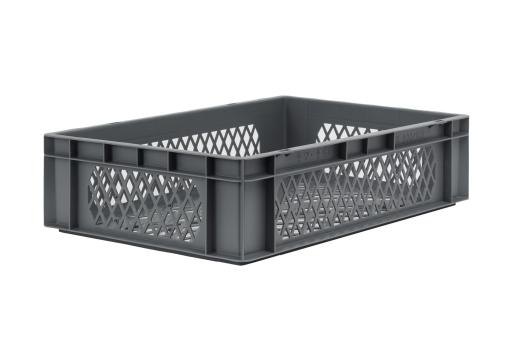 Stacking box Dina 145 3 grey 600 x 400 x 145 mm 