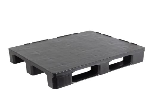 Hygiëne pallet 1210 - 2 reg. antraciet 1200 x 1000 x 160 mm 