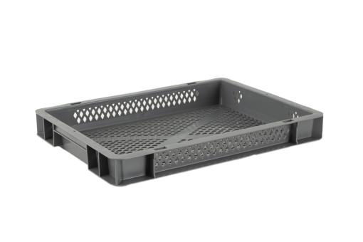 Stacking box Band 50 3 grey 400 x 300 x 50 mm 